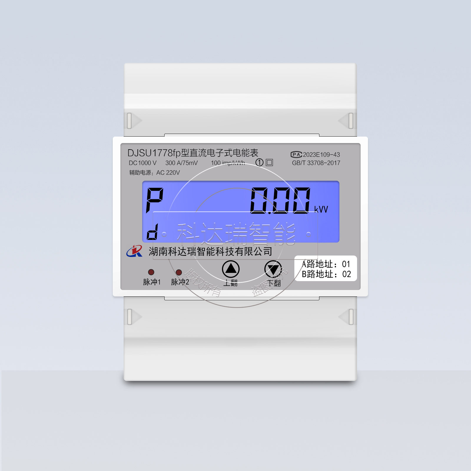 導（dǎo）軌式直流電能表(4P)